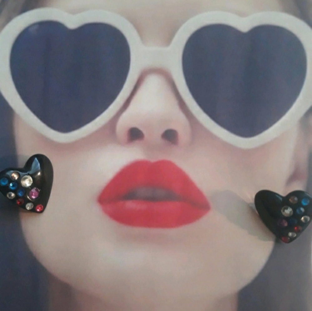 Vintage Heart Earrings